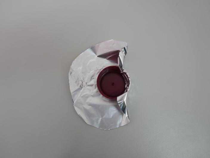 Cover lid with alfoil